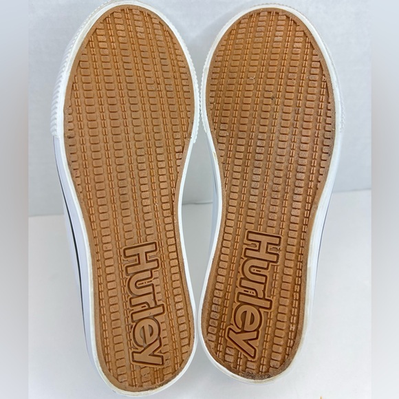 Hurley Ceta Womens Sneakers Casual Canvas Lace Up White Size 6.5M No Box XLNT! - Picture 15 of 16